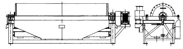 鐵礦石磁選機結(jié)構(gòu)簡圖 鐵礦石磁選機結(jié)構(gòu)簡圖