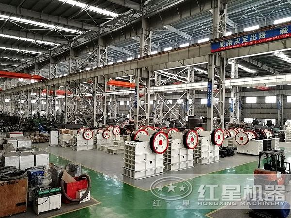 顎式粉碎機車間圖 顎式粉碎機車間圖