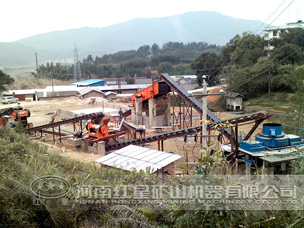 制砂生產(chǎn)線工藝現(xiàn)場(chǎng) 制砂生產(chǎn)線工藝現(xiàn)場(chǎng)