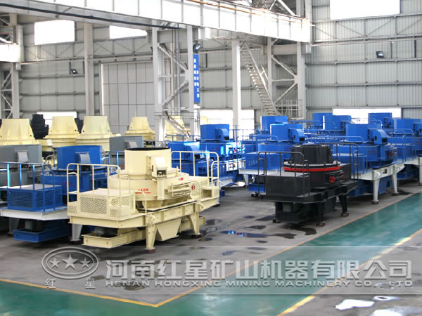 制砂機生產(chǎn)車間 制砂機生產(chǎn)車間