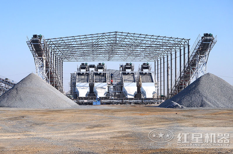 砂石生產(chǎn)線(xiàn)客戶(hù)現(xiàn)場(chǎng)