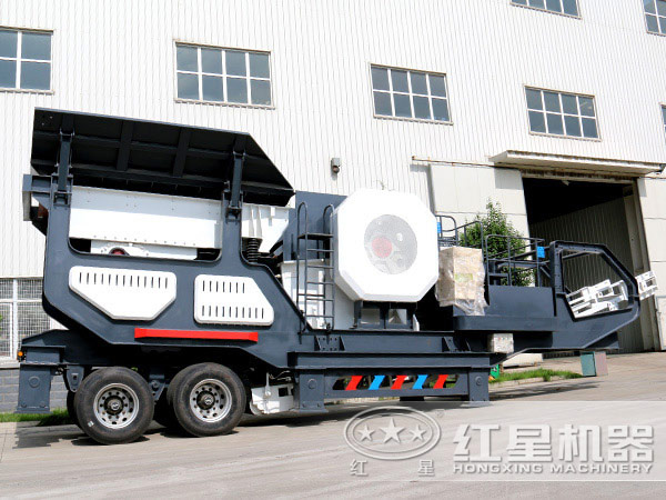 輪胎式移動(dòng)石子破碎站 輪胎式移動(dòng)石子破碎站