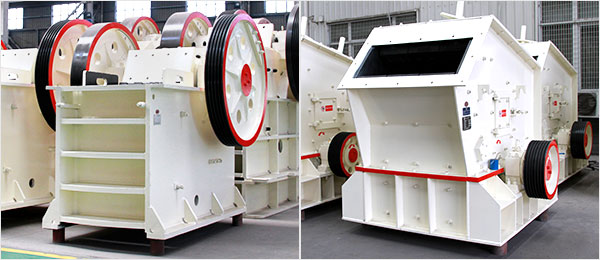 顎式破碎機(jī)+反擊式破碎機(jī) 顎式破碎機(jī)+反擊式破碎機(jī)