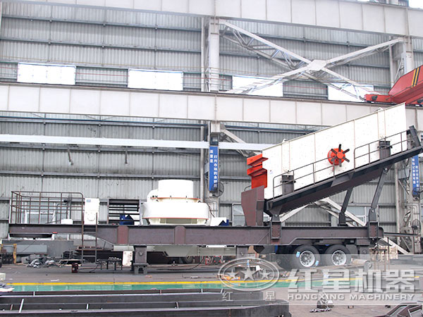 配有振動(dòng)篩的移動(dòng)打沙機(jī) 配有振動(dòng)篩的移動(dòng)打沙機(jī)