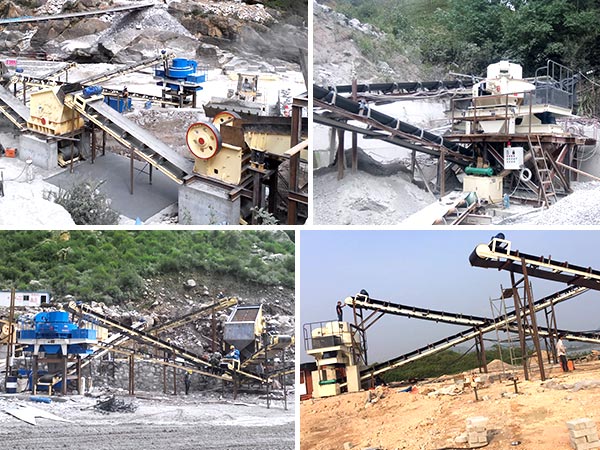不同系列石子制沙機(jī)作業(yè)現(xiàn)場(chǎng) 不同系列石子制沙機(jī)作業(yè)現(xiàn)場(chǎng)