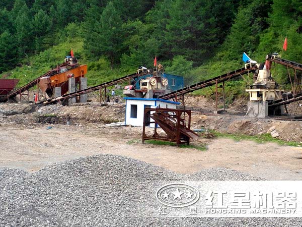 制砂生產(chǎn)線現(xiàn)場圖 制砂生產(chǎn)線現(xiàn)場圖