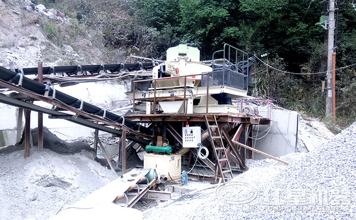 大型制沙機客戶現(xiàn)場