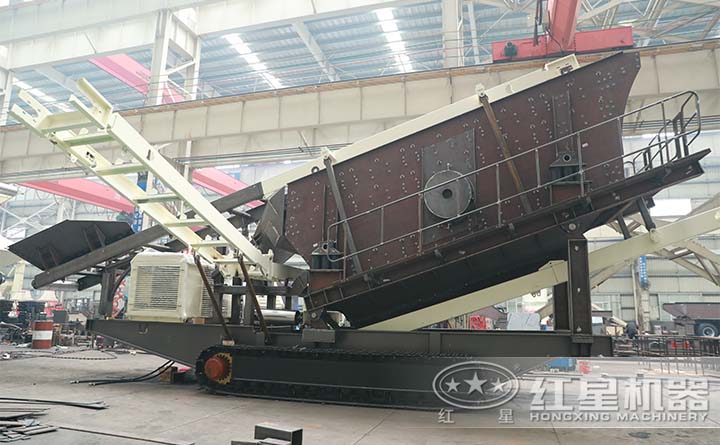 移動篩分機(jī)生產(chǎn)車間 移動篩分機(jī)生產(chǎn)車間