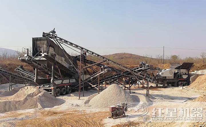 移動碎石作業(yè)現(xiàn)場 移動碎石作業(yè)現(xiàn)場