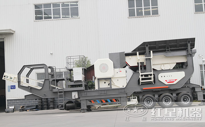 移動石料機 移動石料機