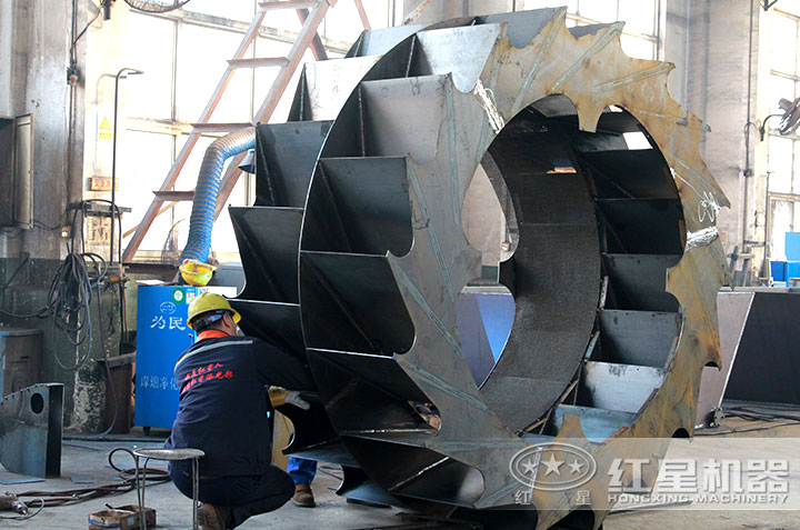 洗砂機(jī)生產(chǎn)車(chē)間