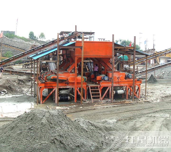 對(duì)輥破現(xiàn)場(chǎng)及成品 對(duì)輥破現(xiàn)場(chǎng)及成品