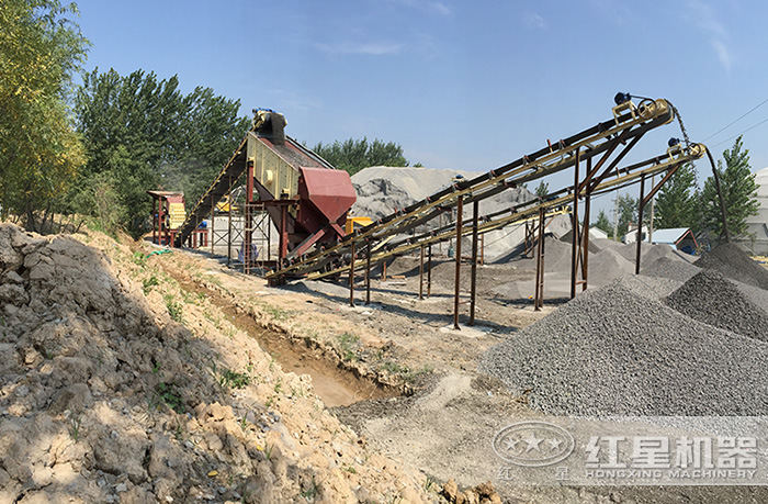 砂石骨料生產(chǎn)現(xiàn)場 砂石骨料生產(chǎn)現(xiàn)場