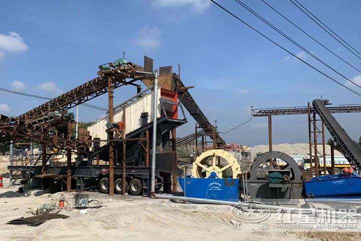 移動小型砂機(jī)作業(yè)現(xiàn)場 移動小型砂機(jī)作業(yè)現(xiàn)場