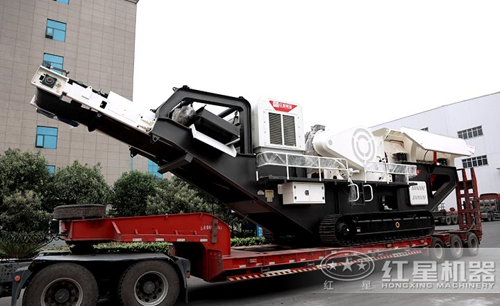 履帶新型移動(dòng)式破碎站發(fā)貨中 履帶新型移動(dòng)式破碎站發(fā)貨中