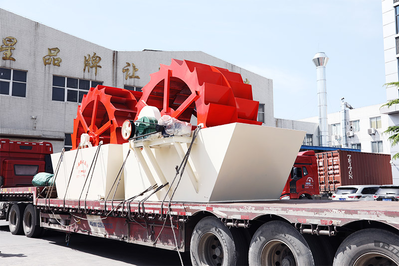 紅星石粉洗砂機(jī)發(fā)貨現(xiàn)場(chǎng) 紅星石粉洗砂機(jī)發(fā)貨現(xiàn)場(chǎng)