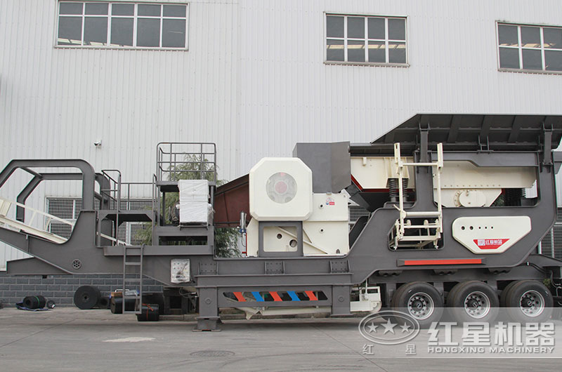 建筑垃圾移動(dòng)破碎站 建筑垃圾移動(dòng)破碎站