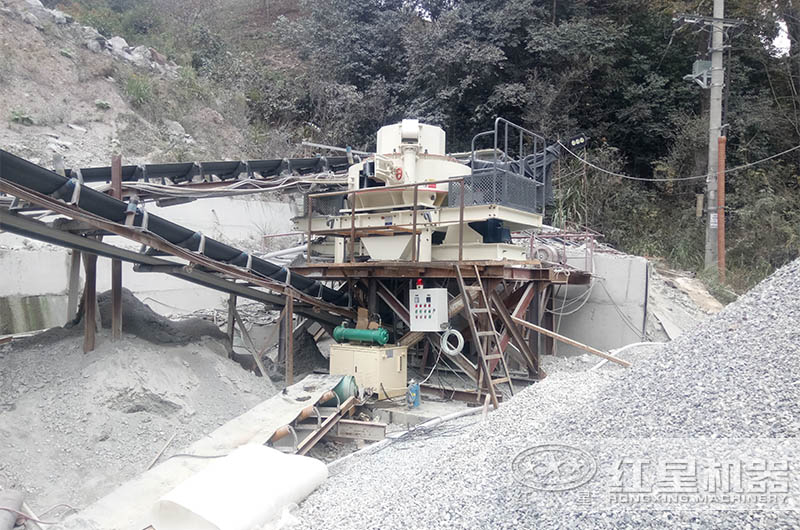 固定式石灰石制砂現(xiàn)場 固定式石灰石制砂現(xiàn)場