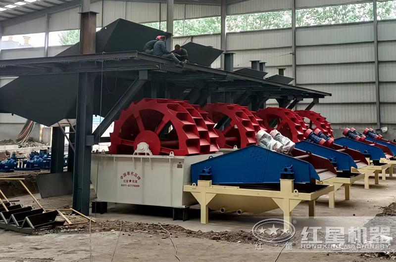 洗砂機(jī)現(xiàn)場 洗砂機(jī)現(xiàn)場